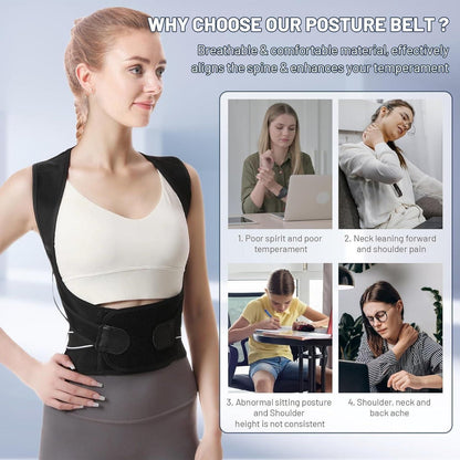 Dazzle fox Premium Posture Corrector Belt Unisex