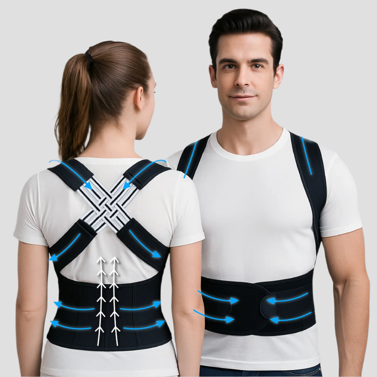 Dazzle fox Premium Posture Corrector Belt Unisex